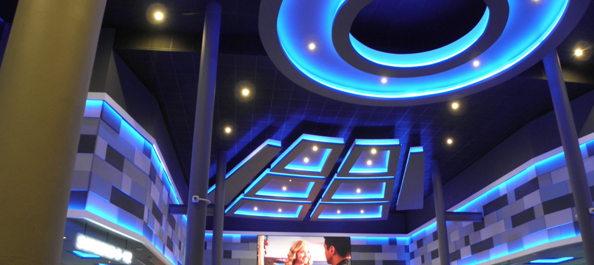 Odeon Birmingham Foyer LED Lighting